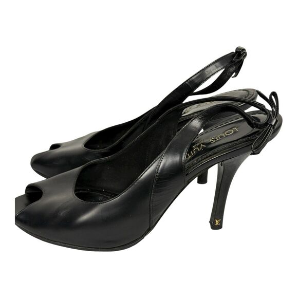 Louis Vuitton Women's Shoes Size EU 38 US 7.5 Heels 3.6" Original Box & Dust Bag - Picture 2 of 16